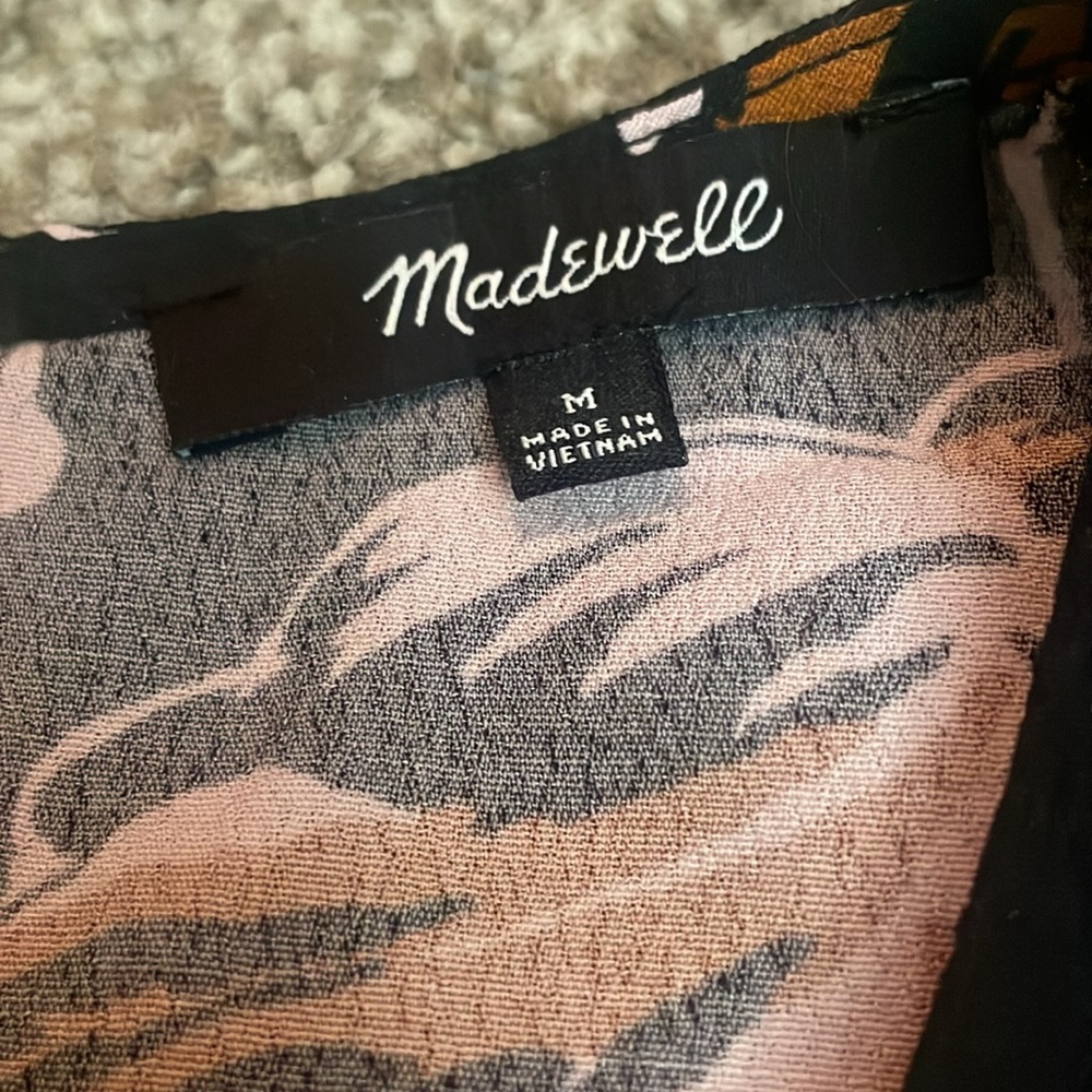 Madewell Floral Short Sleeve Blouse - Picture 5 of 5